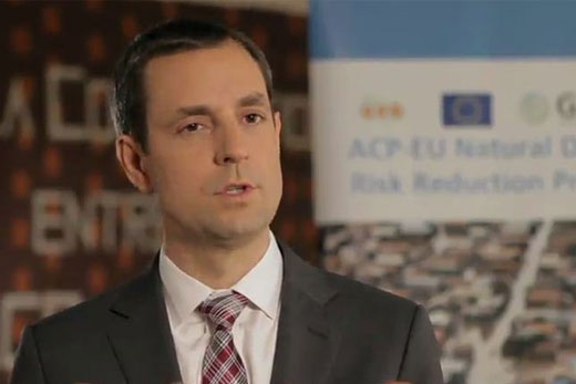 Francis Ghesquiere, Manager for the World Bank’s Disaster Risk Management Practice Group and Head of GFDRR Secretariat